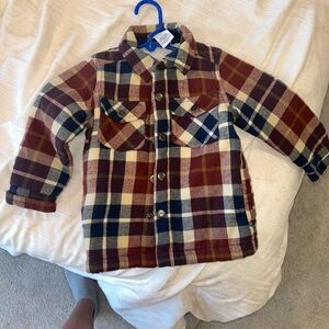 Plaid Kids Shirt - Multicolor